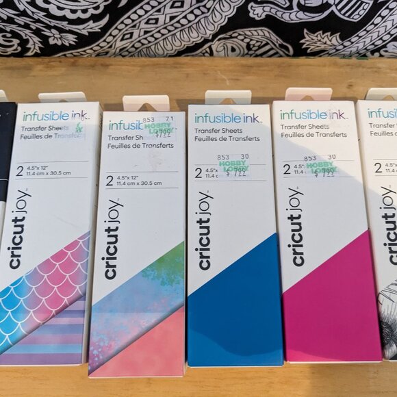 Bundle of 9 NWB Cricut Joy Infusible Ink Transfer Sheets - Picture 3 of 6